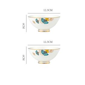 Dinner Plates Ceramic Steak Plate Web Porcelain (Option: 4.5in bowl-2PCS)