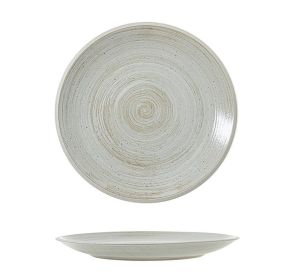 Threaded Flat Plate Plate Pasta Steak Plate Slight Concealer (Option: Ring plate)