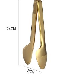 Thickened Stainless Steel Food Tongs (Option: Style4)