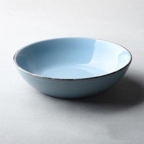 Western Ceramic Household Dish Round Dinner Plate (Option: Style19)