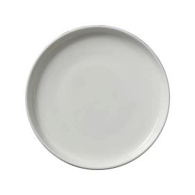 Matte Black And White Plate (Color: White)