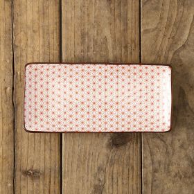 Creative Nordic Style Underglaze Ceramic Tableware (Option: Red full star)